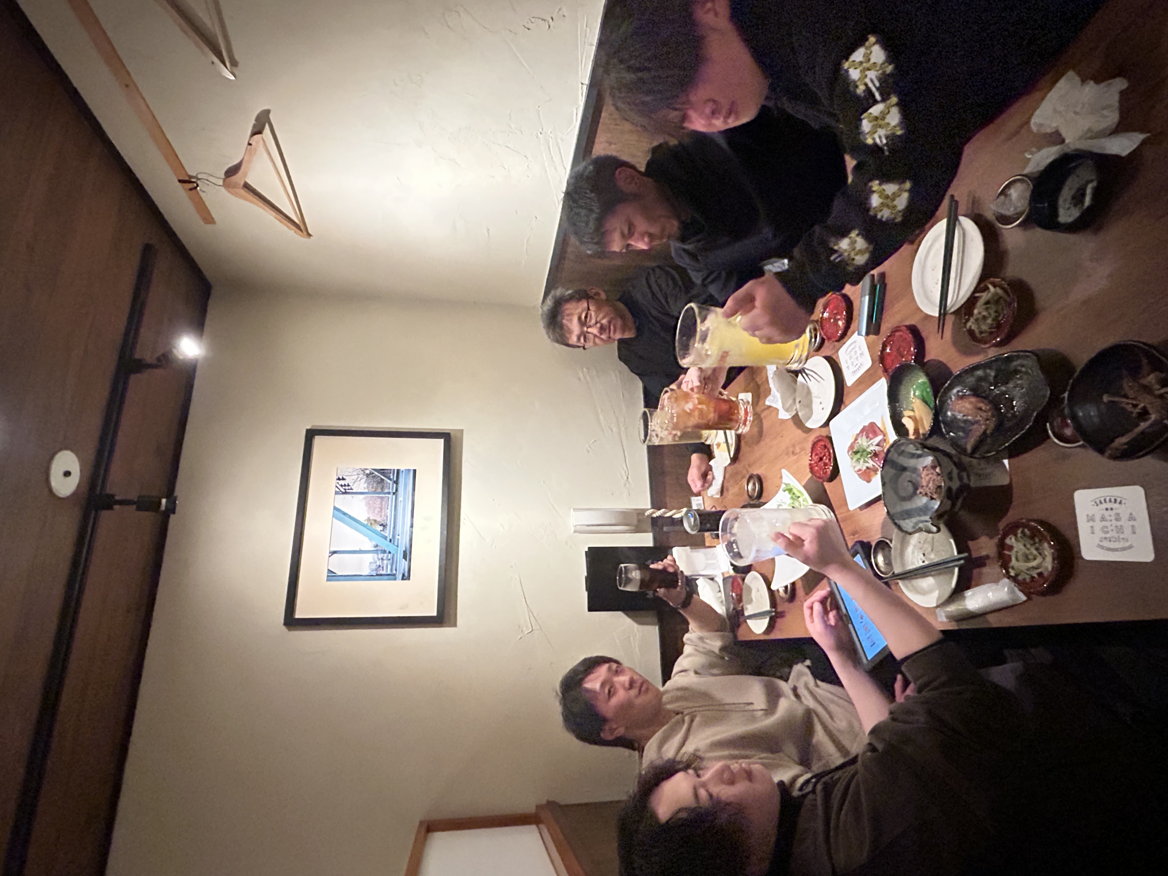 アットホームな会社で食事会も定期的に開催